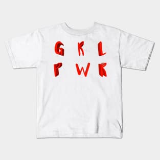 Girl power international women Day Kids T-Shirt